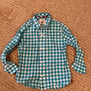 Mini Boden Boys Size 4/5 Long Sleeve Button Shirt